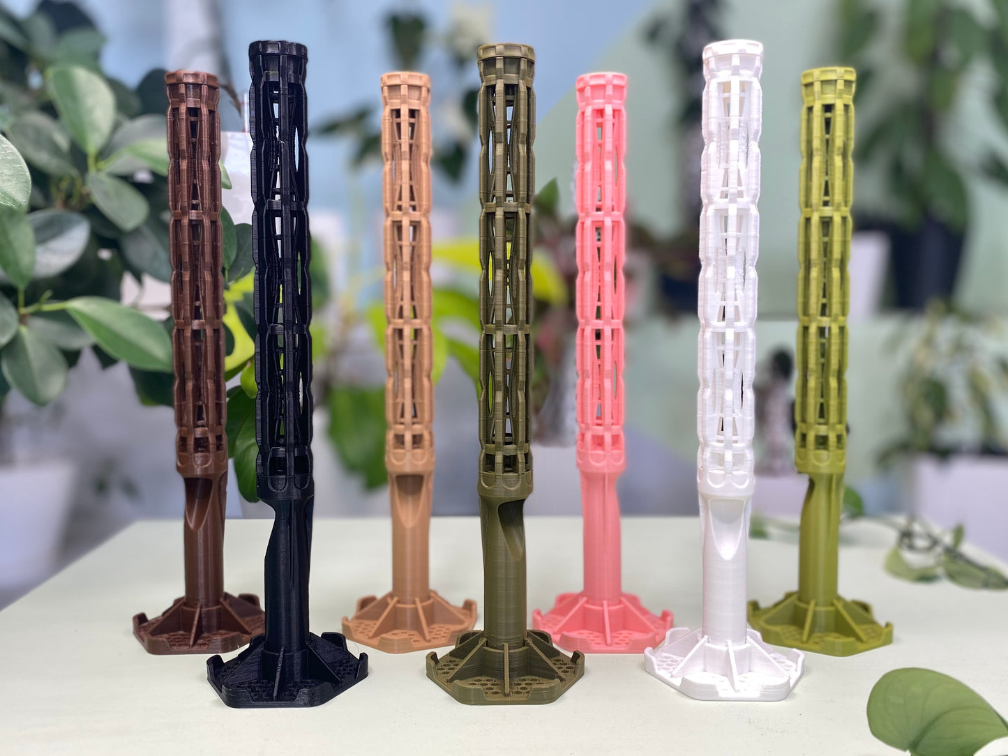 1.0″Φ/Mini Pro Series Plant Poles: Enhance Your Space with the Ultra-Sturdy Extendable Boho Designer Moss Pole by OrchidBox