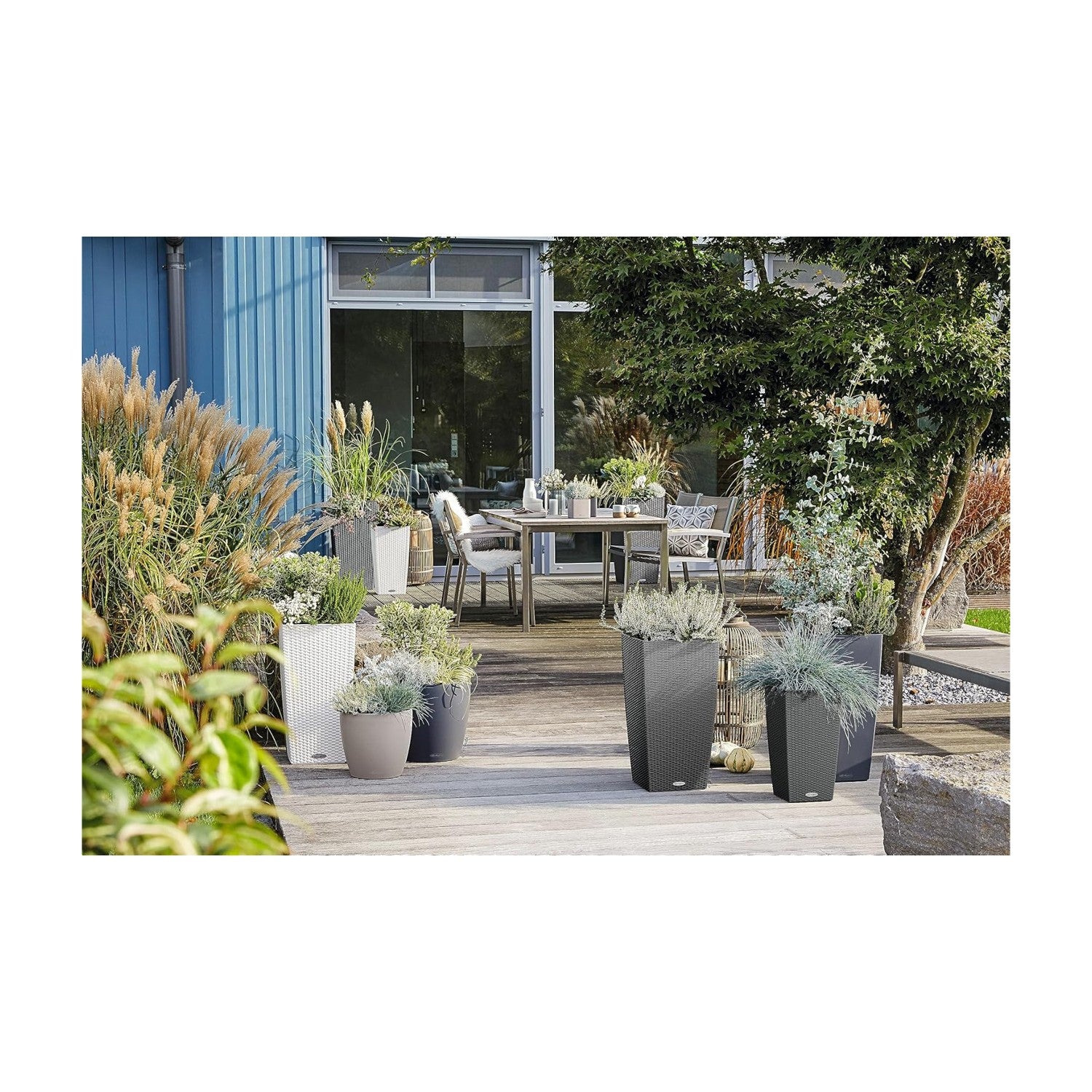 Bac à fleur Lechuza Pot de fleur Cubico Premium 40 - kit complet, noir Bac à fleur Lechuza Pot de fleur Cubico Premium 40 - kit complet, noir