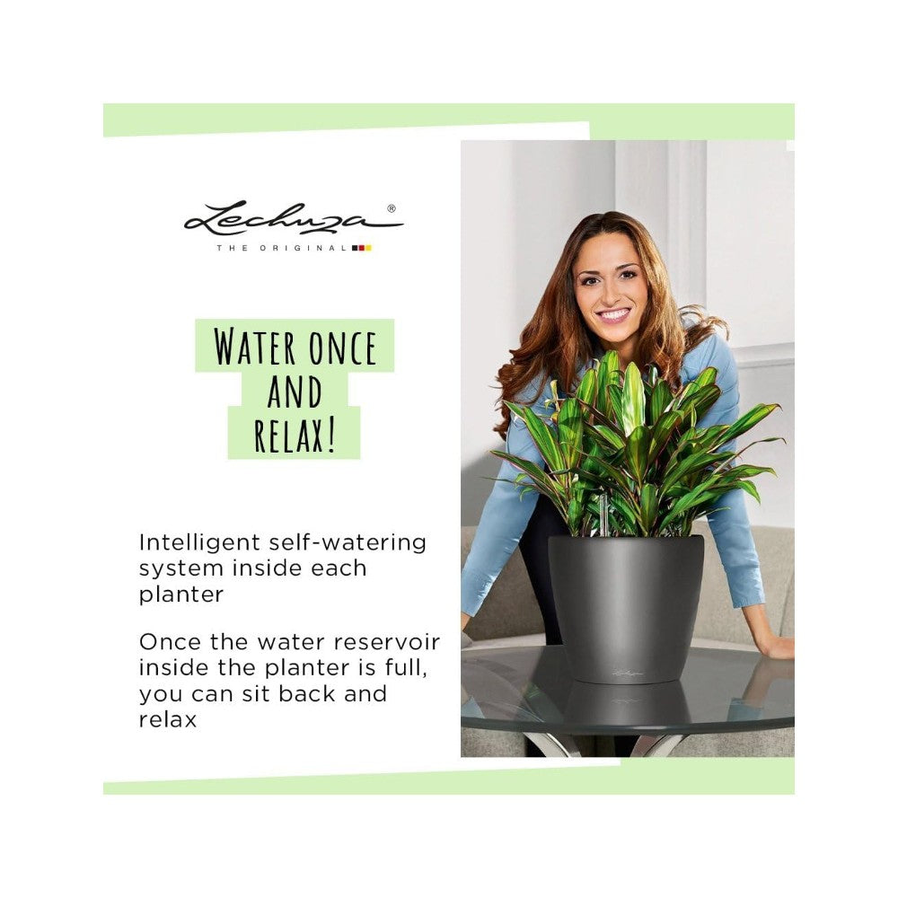lechuza classico color self-watering planter Lechuza CLASSICO Premium 35 LS